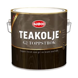 Gjøco Teakolje G2 Toppstrøk