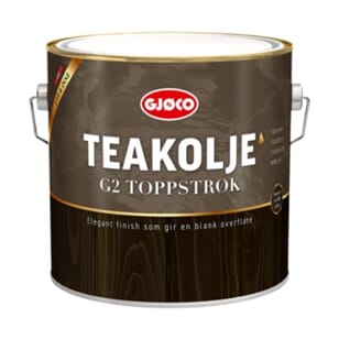 Gjøco Teakolje G2 Toppstrøk